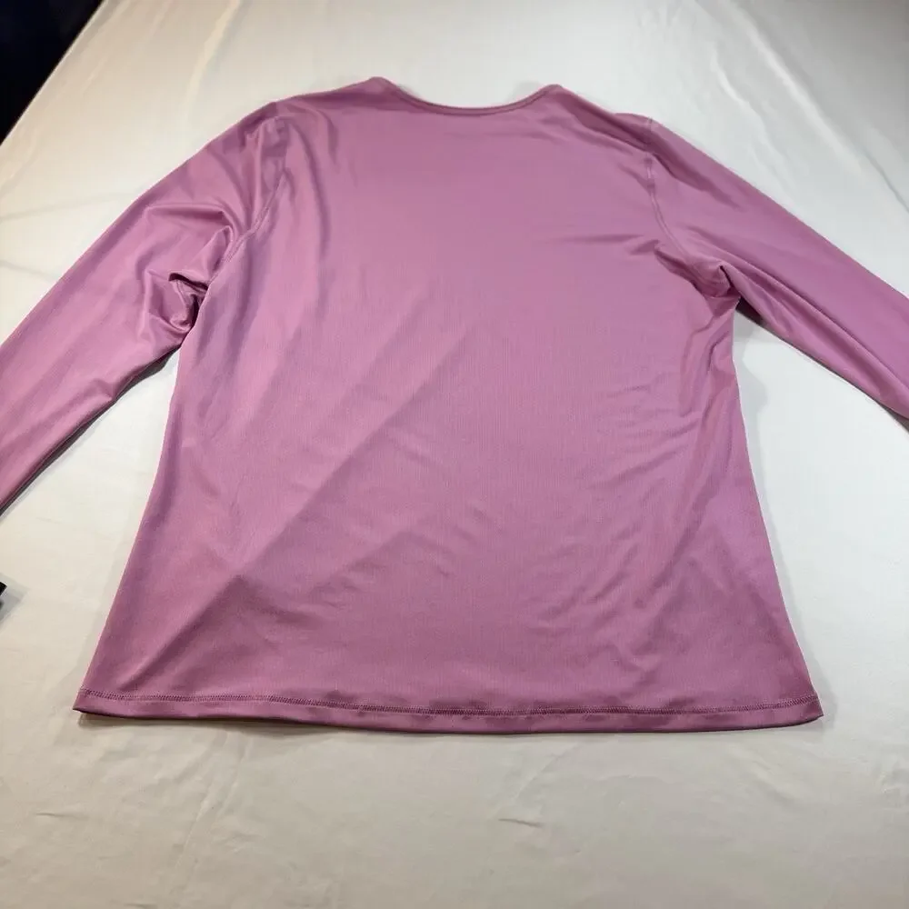 Nike Pro Dri-FIT Women’s Pink Long Sleeve Training Shirt XXL Slim Fit NWT